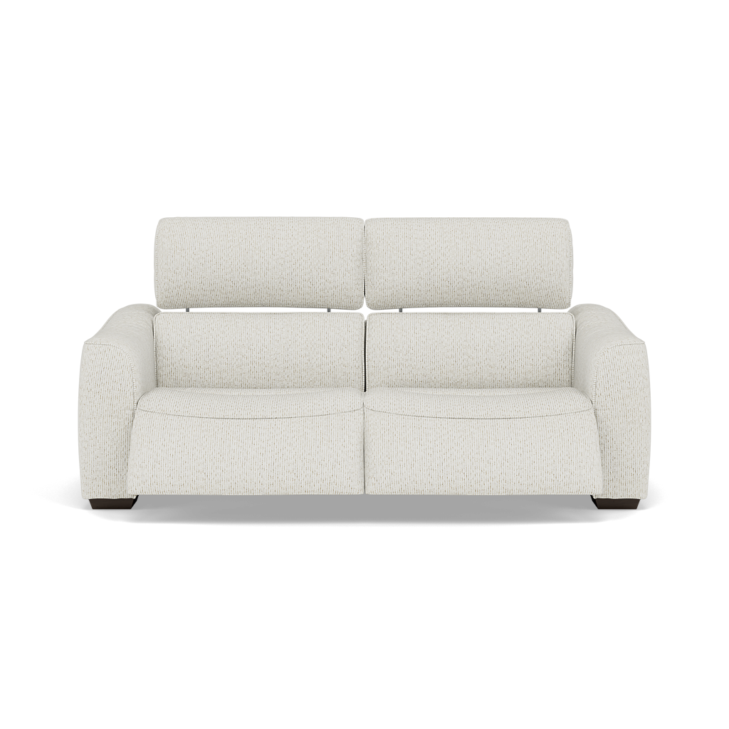 Beck 3 Seater Recliner Sofa - 2.5 Seater Sofa with 2 Power Recliners Fabric - Power Recliner with USB