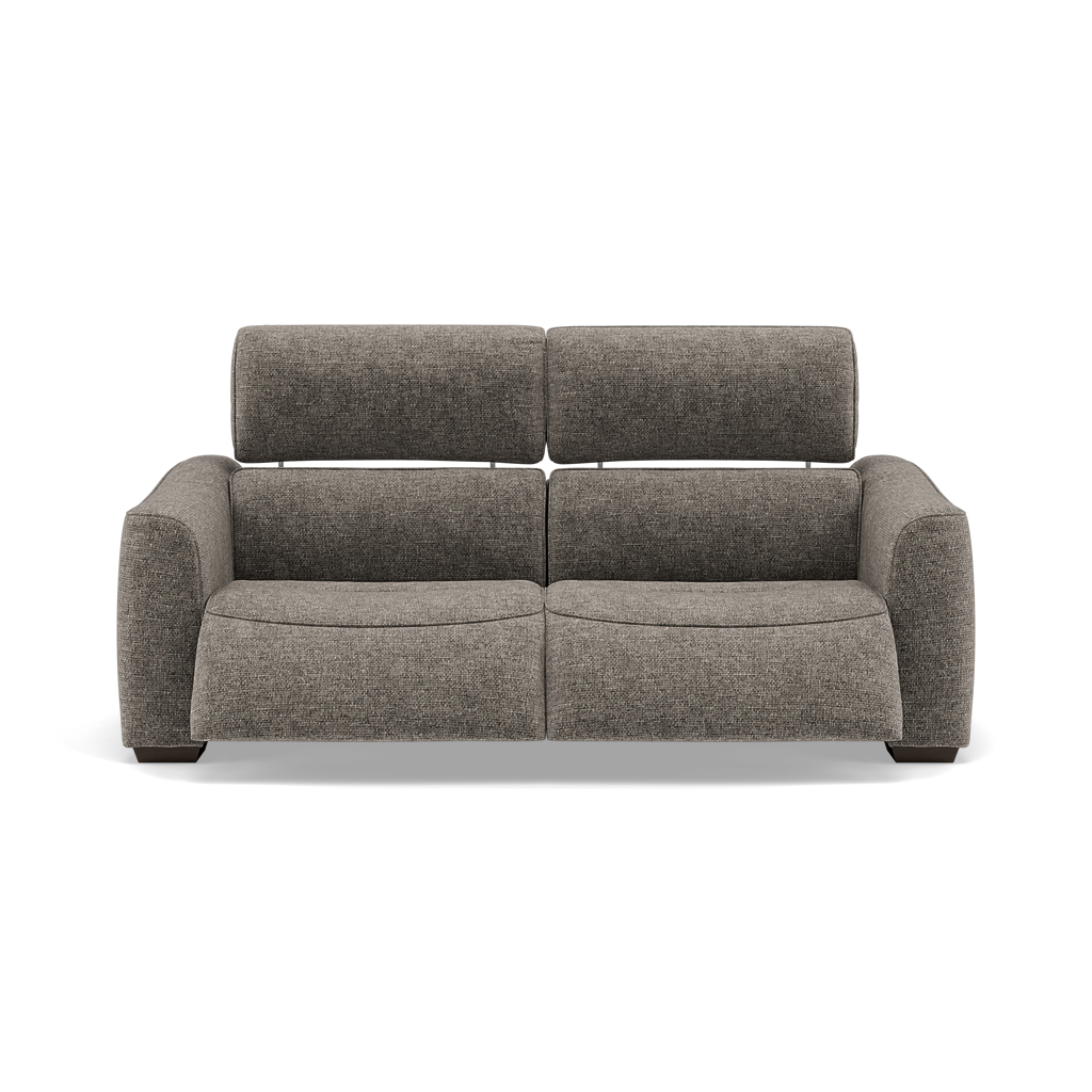 Beck 3 Seater Recliner Sofa - 2.5 Seater Sofa with 2 Power Recliners Fabric - Power Recliner with USB