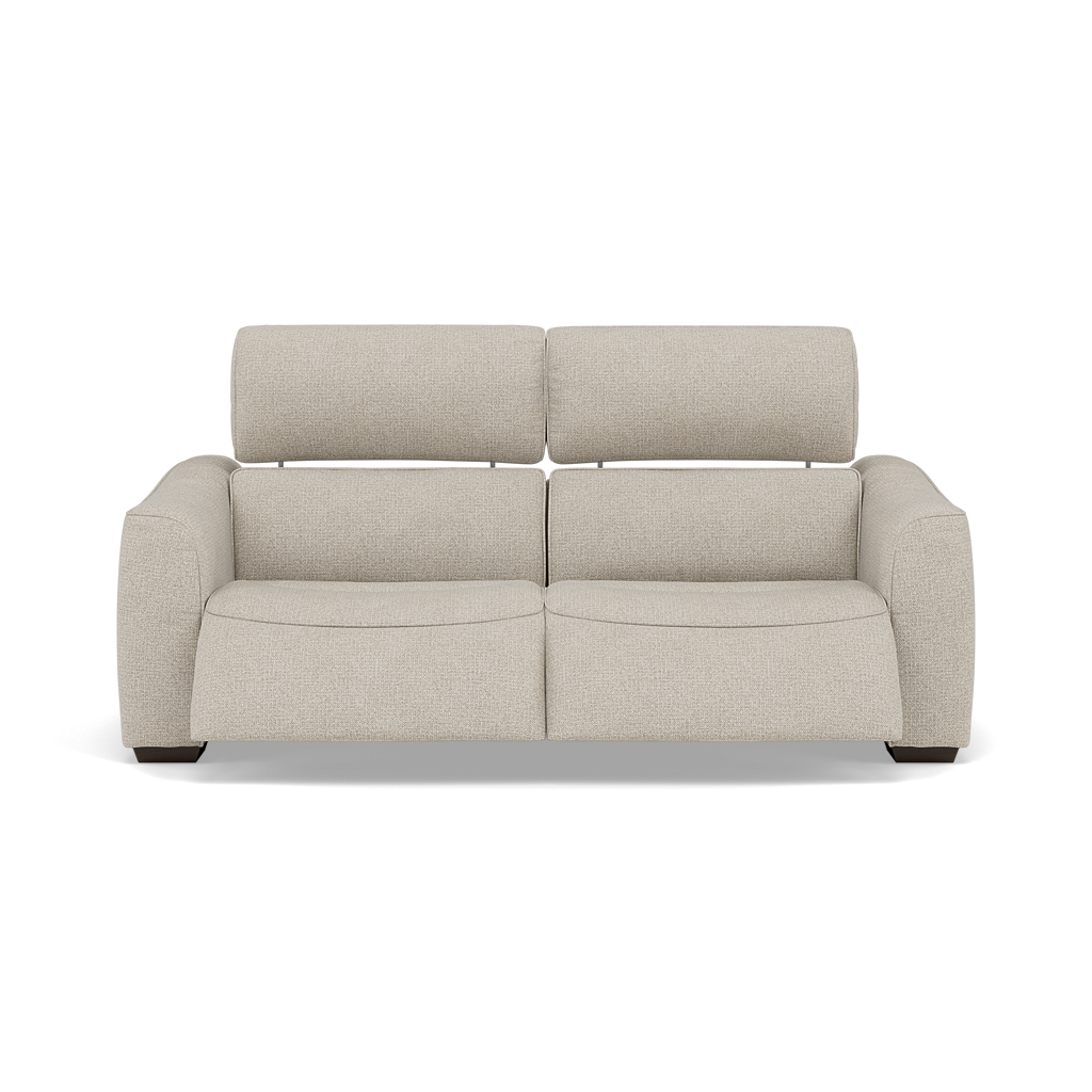Beck 3 Seater Recliner Sofa - 2.5 Seater Sofa with 2 Power Recliners Fabric - Power Recliner with USB