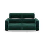 Beck 3 Seater Recliner Sofa - 2.5 Seater Sofa with 2 Power Recliners Fabric - Power Recliner with USB 3 Seater Sofas Sterling Home 19 FAB-MEG-37 EMERALD GREEN
