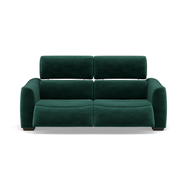 Beck 3 Seater Recliner Sofa - 2.5 Seater Sofa with 2 Power Recliners Fabric - Power Recliner with USB 3 Seater Sofas Sterling Home 19 FAB-MEG-37 EMERALD GREEN