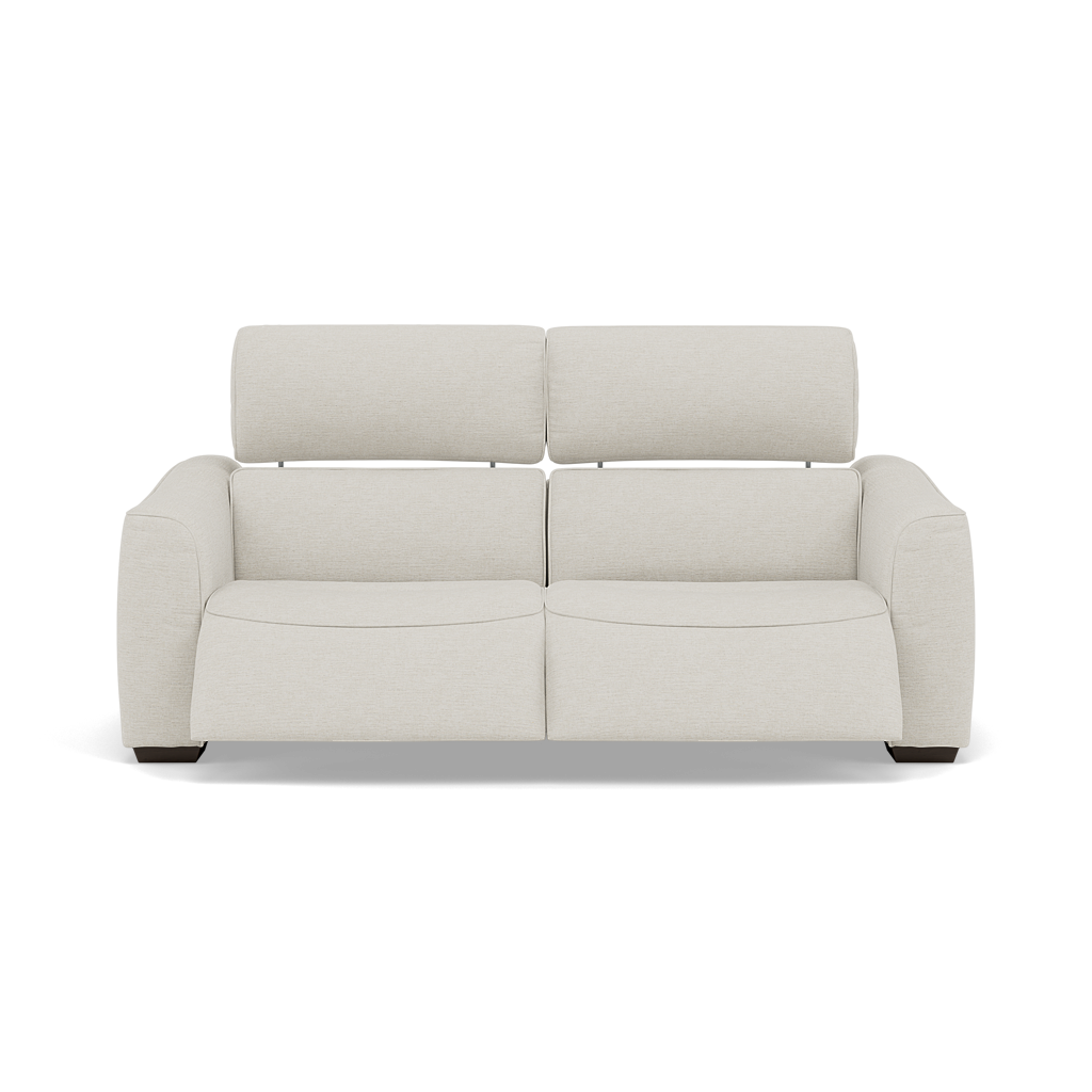 Beck 3 Seater Recliner Sofa - 2.5 Seater Sofa with 2 Power Recliners Fabric - Power Recliner with USB