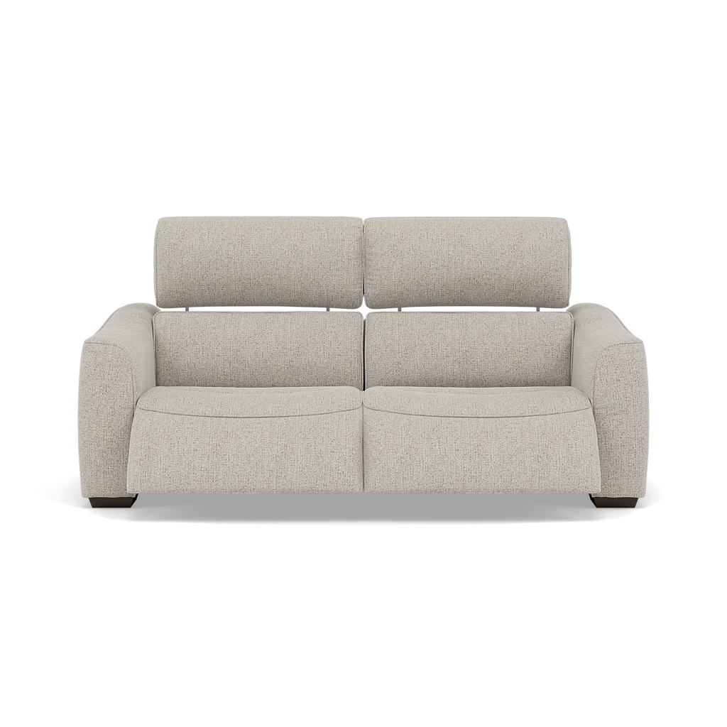 Beck 3 Seater Recliner Sofa - 2.5 Seater Sofa with 2 Power Recliners Fabric - Power Recliner with USB 3 Seater Sofas Sterling Home 2