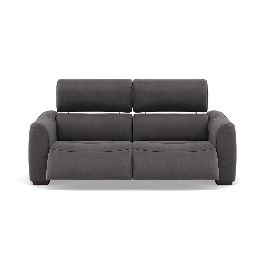 Beck 3 Seater Recliner Sofa - 2.5 Seater Sofa with 2 Power Recliners Fabric - Power Recliner with USB