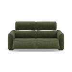 Beck 3 Seater Recliner Sofa - 2.5 Seater Sofa with 2 Power Recliners Fabric - Power Recliner with USB