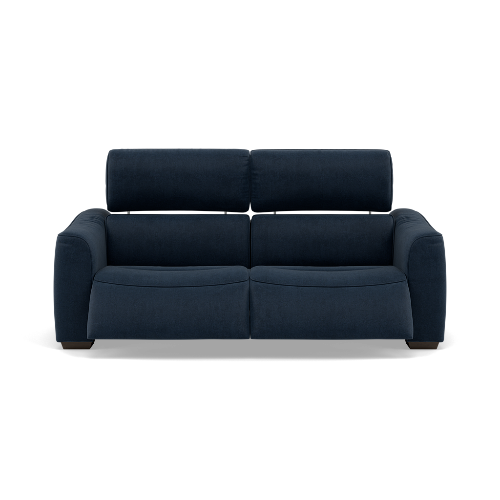 Beck 3 Seater Recliner Sofa - 2.5 Seater Sofa with 2 Power Recliners Fabric - Power Recliner with USB