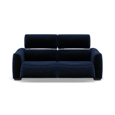Beck 3 Seater Recliner Sofa - 2.5 Seater Sofa with 2 Power Recliners Fabric - Power Recliner with USB 3 Seater Sofas Sterling Home 17 FAB-MEG-28 NAVY