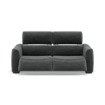 Beck 3 Seater Recliner Sofa - 2.5 Seater Sofa with 2 Power Recliners Fabric - Power Recliner with USB 3 Seater Sofas Sterling Home 16 FAB-MEG-20 PEWTER