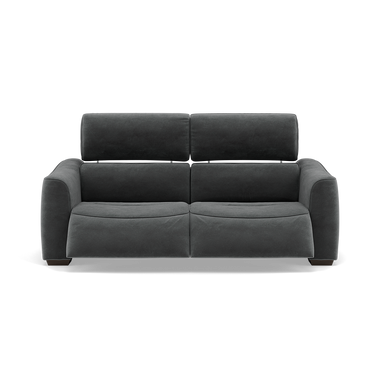 Beck 3 Seater Recliner Sofa - 2.5 Seater Sofa with 2 Power Recliners Fabric - Power Recliner with USB 3 Seater Sofas Sterling Home 16 FAB-MEG-20 PEWTER