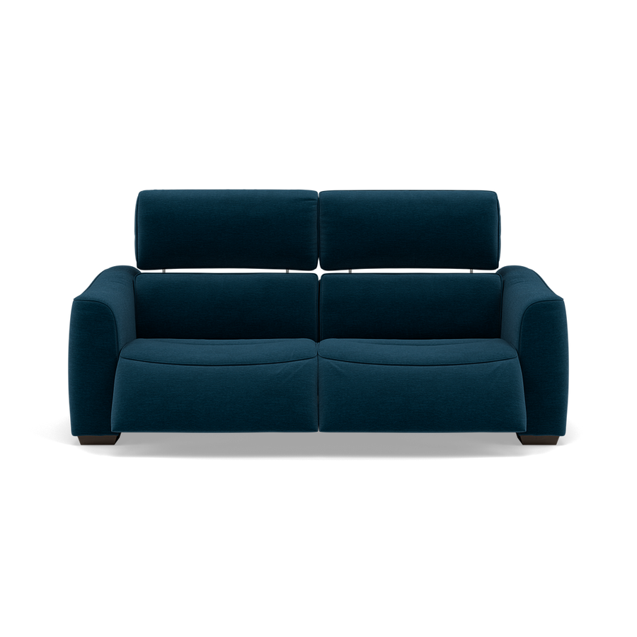 Beck 3 Seater Recliner Sofa - 2.5 Seater Sofa with 2 Power Recliners Fabric - Power Recliner with USB Sterling Home 1