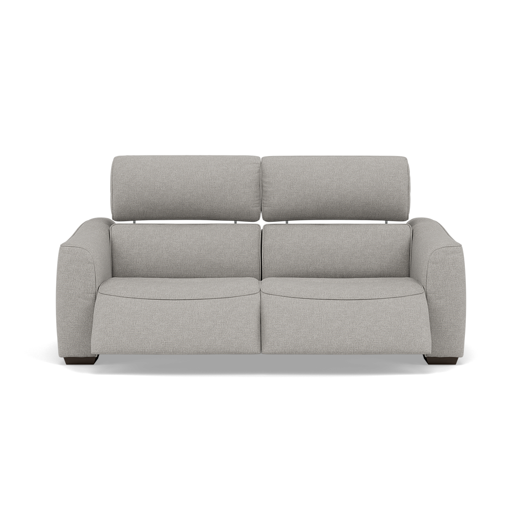 Beck 3 Seater Recliner Sofa - 2.5 Seater Sofa with 2 Power Recliners Fabric - Power Recliner with USB