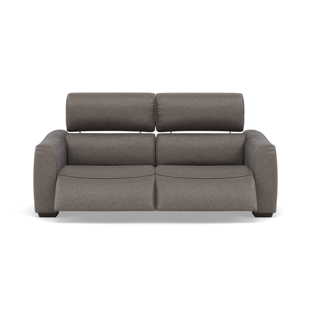 Beck 3 Seater Recliner Sofa - 2.5 Seater Sofa with 2 Power Recliners Fabric - Power Recliner with USB 3 Seater Sofas Sterling Home 6 BFA-BLJ-042 ELEPHANT