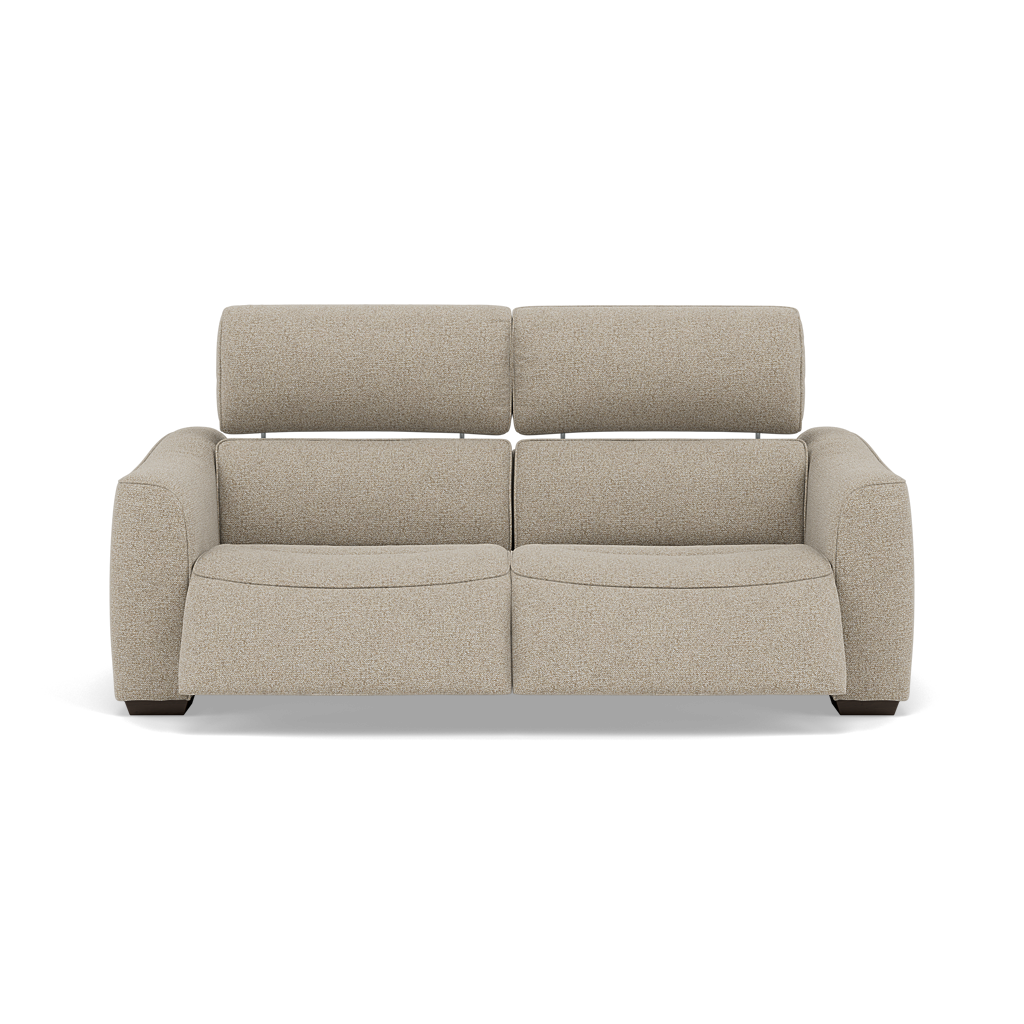 Beck 3 Seater Recliner Sofa - 2.5 Seater Sofa with 2 Power Recliners Fabric - Power Recliner with USB