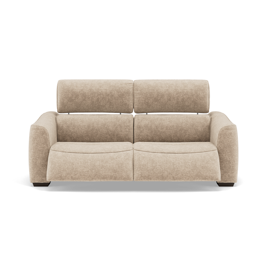 Beck 3 Seater Recliner Sofa - 2.5 Seater Sofa with 2 Power Recliners Fabric - Power Recliner with USB Sterling Home 25