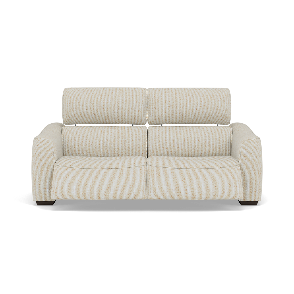 Beck 3 Seater Recliner Sofa - 2.5 Seater Sofa with 2 Power Recliners Fabric - Power Recliner with USB