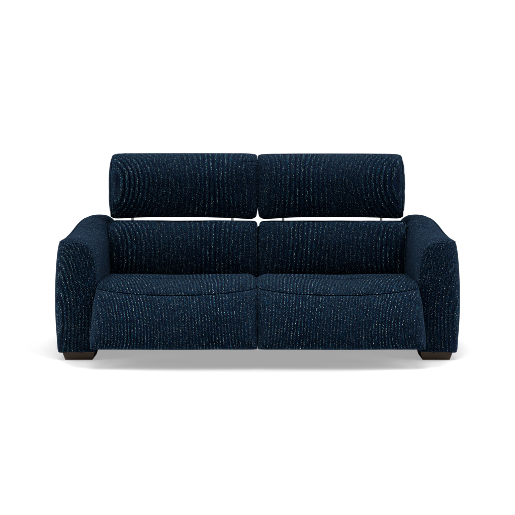 Beck 3 Seater Recliner Sofa - 2.5 Seater Sofa with 2 Power Recliners Fabric - Power Recliner with USB
