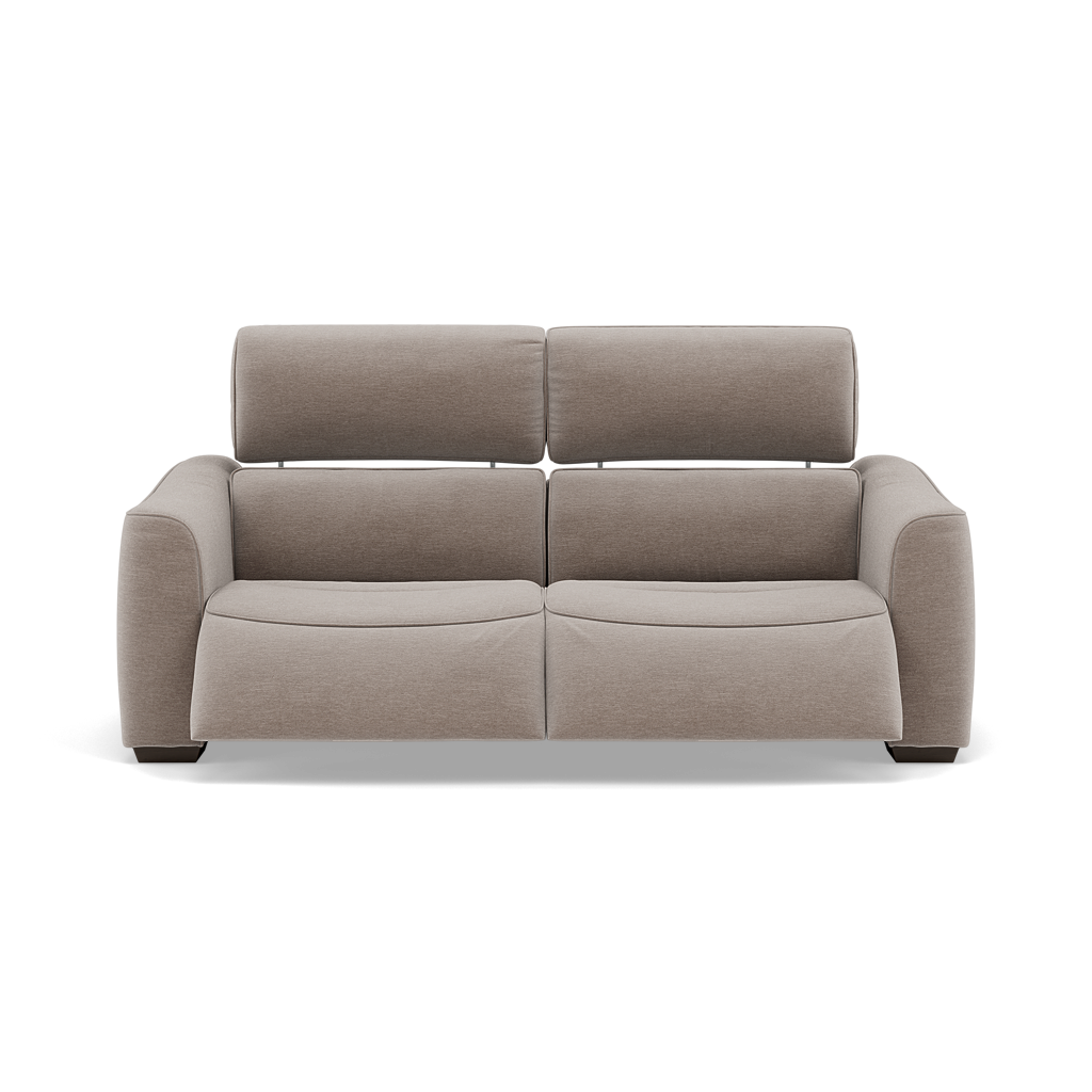 Beck 3 Seater Recliner Sofa - 2.5 Seater Sofa with 2 Power Recliners Fabric - Power Recliner with USB 3 Seater Sofas Sterling Home 23