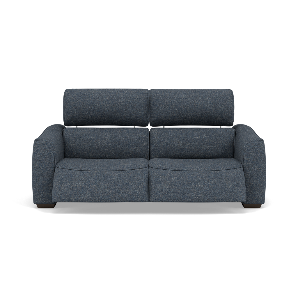 Beck 3 Seater Recliner Sofa - 2.5 Seater Sofa with 2 Power Recliners Fabric - Power Recliner with USB