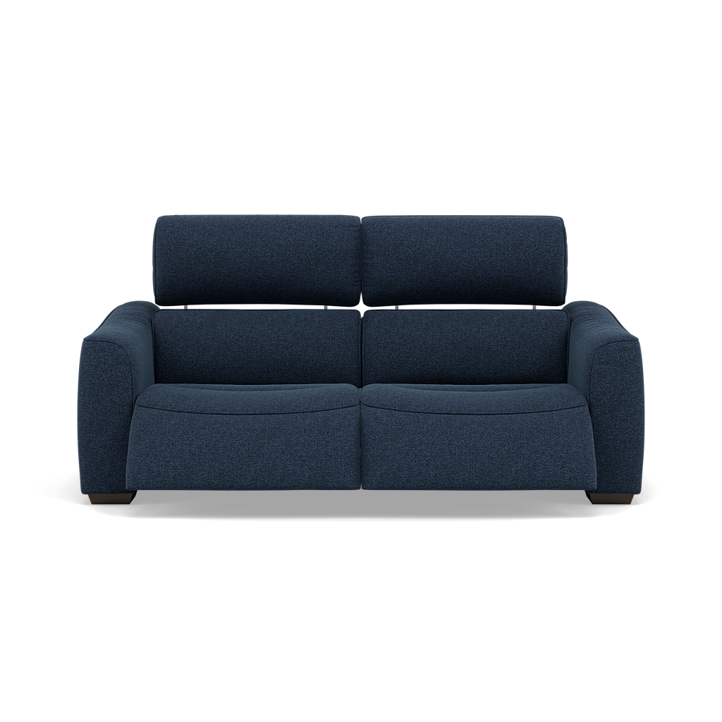 Beck 3 Seater Recliner Sofa - 2.5 Seater Sofa with 2 Power Recliners Fabric - Power Recliner with USB