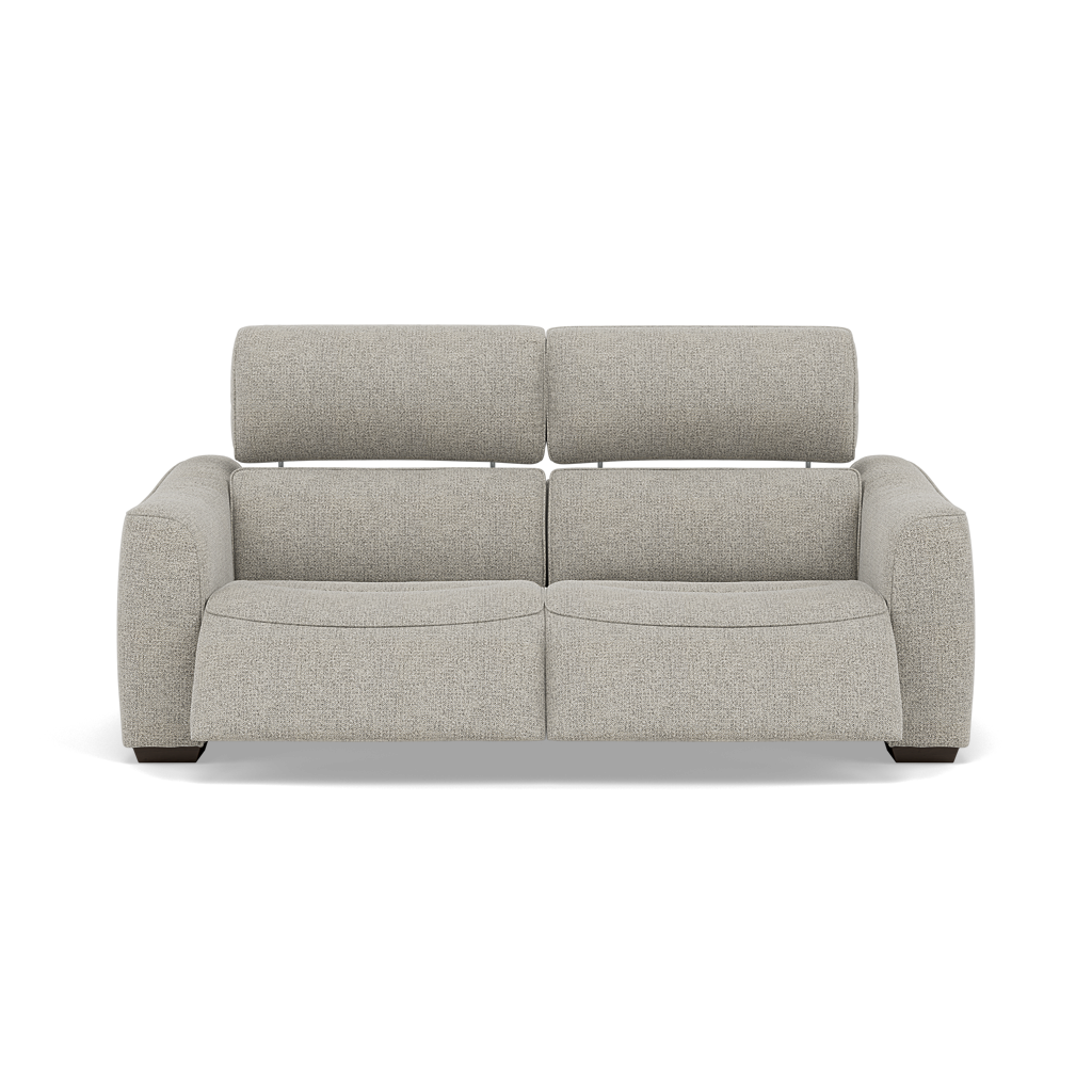 Beck 3 Seater Recliner Sofa - 2.5 Seater Sofa with 2 Power Recliners Fabric - Power Recliner with USB