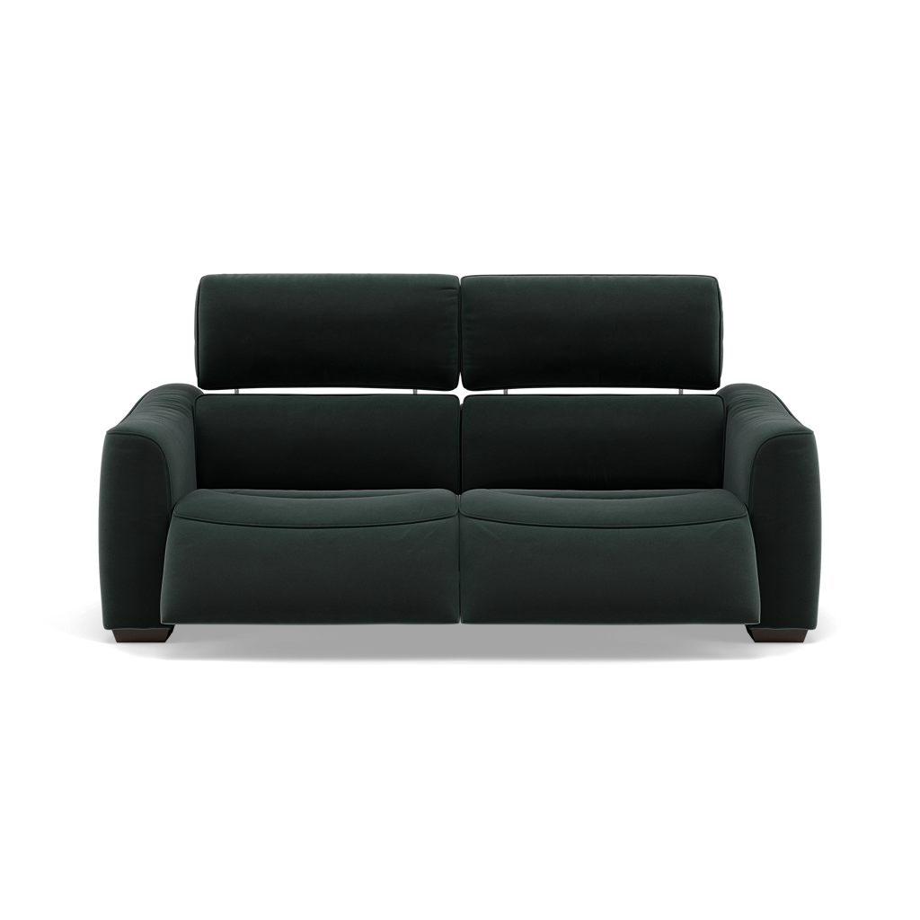 Beck 3 Seater Recliner Sofa - 2.5 Seater Sofa with 2 Power Recliners Fabric - Power Recliner with USB 3 Seater Sofas Sterling Home 14 FAB-MEG-21 CHARCOAL GREY