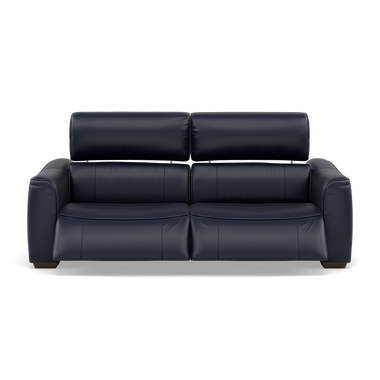 Beck Small 3 Seater Recliner Sofa - 2.5 Seater Sofa with 2 Power Recliners (Compact) Cat 20S - Power Recliner with USB 3 Seater Sofas Sterling Home 8 BXS-036C NAVY