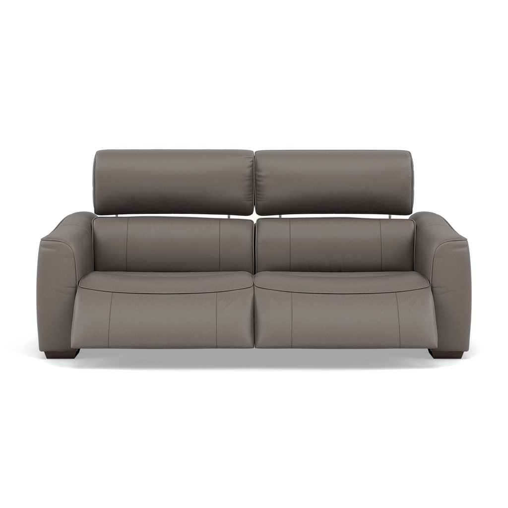 Beck Small 3 Seater Recliner Sofa - 2.5 Seater Sofa with 2 Power Recliners (Compact) Cat 20S - Power Recliner with USB Sofas Sterling Home 3 NWS-042E ELEPHANT