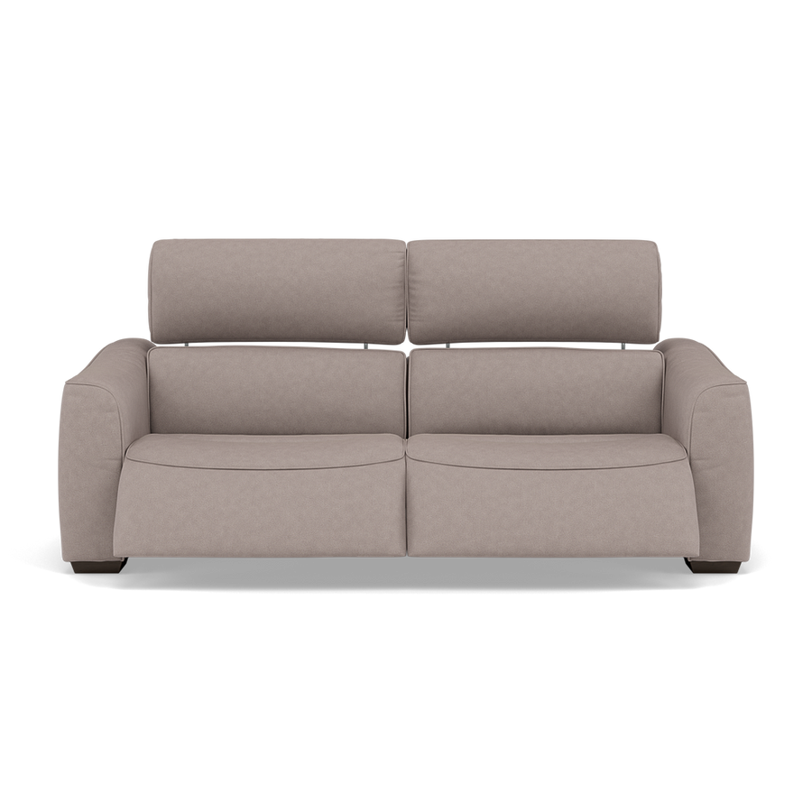 Beck Small 3 Seater Recliner Sofa - 2.5 Seater Sofa with 2 Power Recliners (Compact) Fabric Sterling Home BFA-BLJ-22 DOVE GREY 1