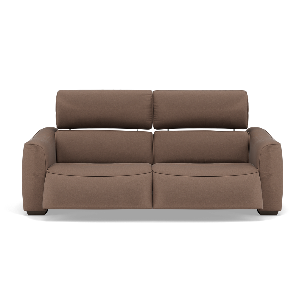 Beck Small 3 Seater Recliner Sofa - 2.5 Seater Sofa with 2 Power Recliners (Compact) Fabric - Power Recliner with USB 3 Seater Sofas Sterling Home 11