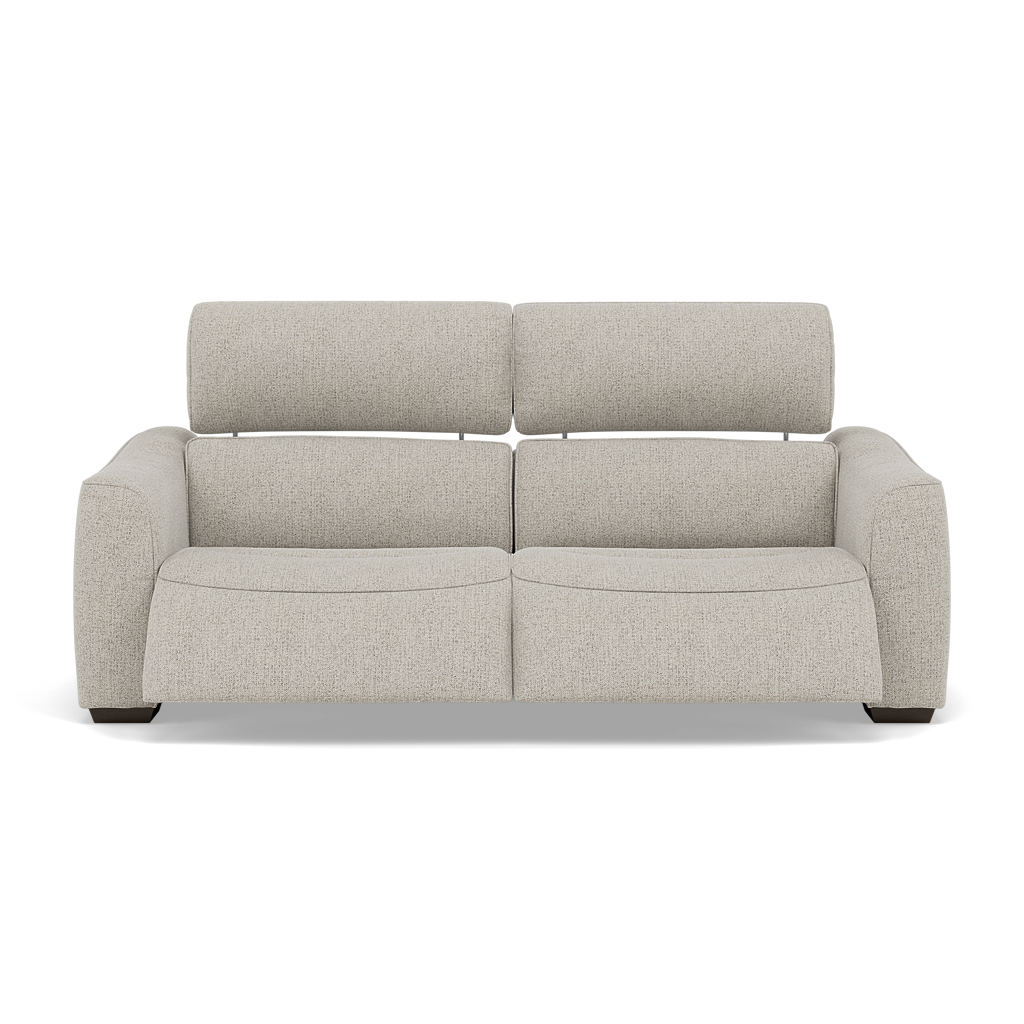 Beck Small 3 Seater Recliner Sofa - 2.5 Seater Sofa with 2 Power Recliners (Compact) Fabric - Power Recliner with USB 3 Seater Sofas Sterling Home 25