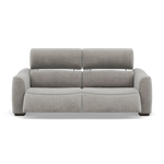 Beck Small 3 Seater Recliner Sofa - 2.5 Seater Sofa with 2 Power Recliners (Compact) Fabric - Power Recliner with USB