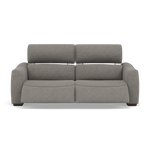 Beck Small 3 Seater Recliner Sofa - 2.5 Seater Sofa with 2 Power Recliners (Compact) Fabric - Power Recliner with USB