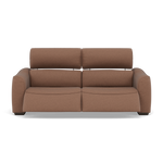 Beck Small 3 Seater Recliner Sofa - 2.5 Seater Sofa with 2 Power Recliners (Compact) Fabric - Power Recliner with USB 3 Seater Sofas Sterling Home 6 BFA-BLJ-04 TOBACCO