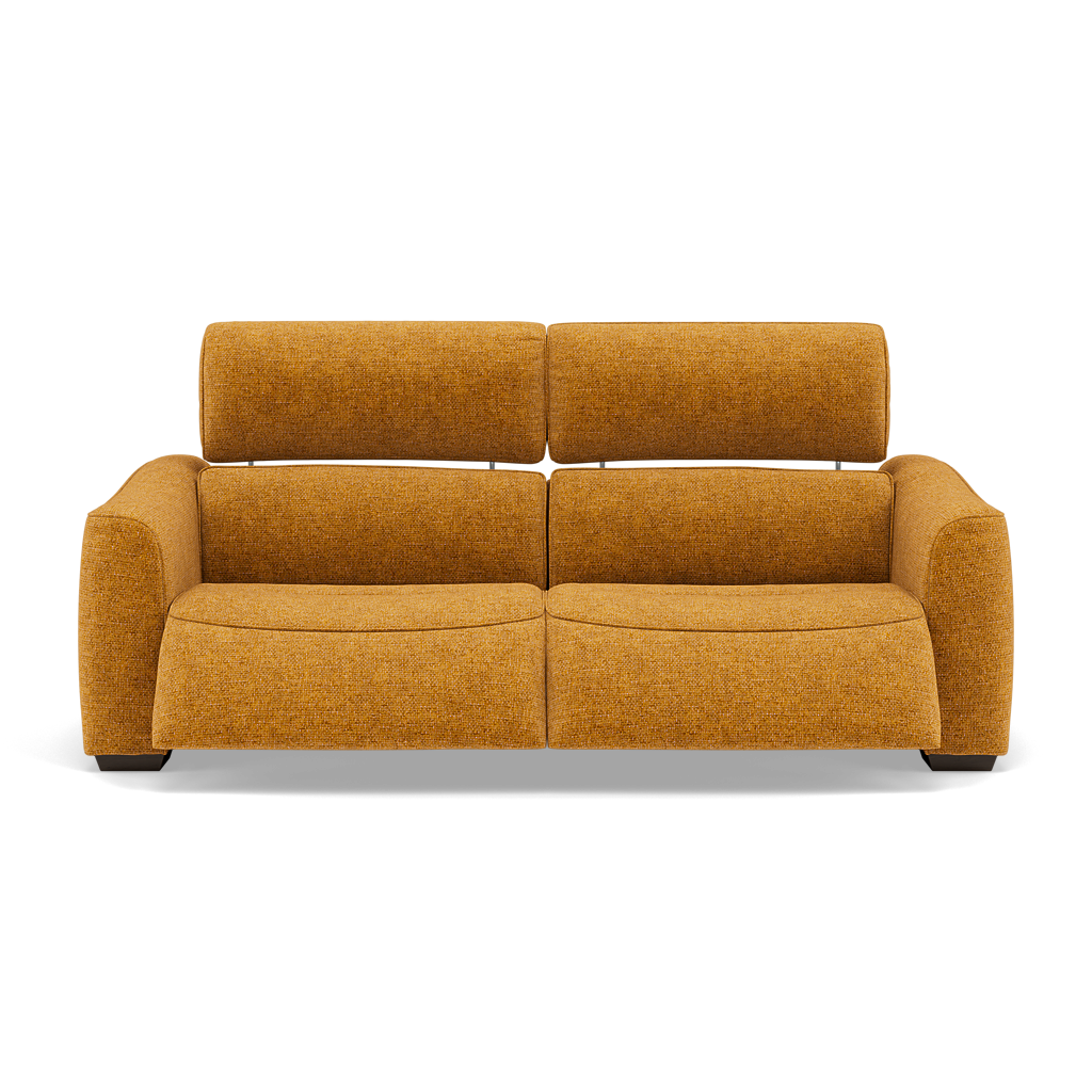 Beck Small 3 Seater Recliner Sofa - 2.5 Seater Sofa with 2 Power Recliners (Compact) Fabric - Power Recliner with USB 3 Seater Sofas Sterling Home 19