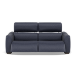 Beck Small 3 Seater Recliner Sofa - 2.5 Seater Sofa with 2 Power Recliners (Compact) Fabric - Power Recliner with USB 3 Seater Sofas Sterling Home 8 BFA-BLJ-08 PACIFIC BLUE