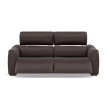 Beck Small 3 Seater Recliner Sofa - 2.5 Seater Sofa with 2 Power Recliners (Compact) Fabric - Power Recliner with USB 3 Seater Sofas Sterling Home 4 BFA-BLJ-088 CHARCOAL GREY