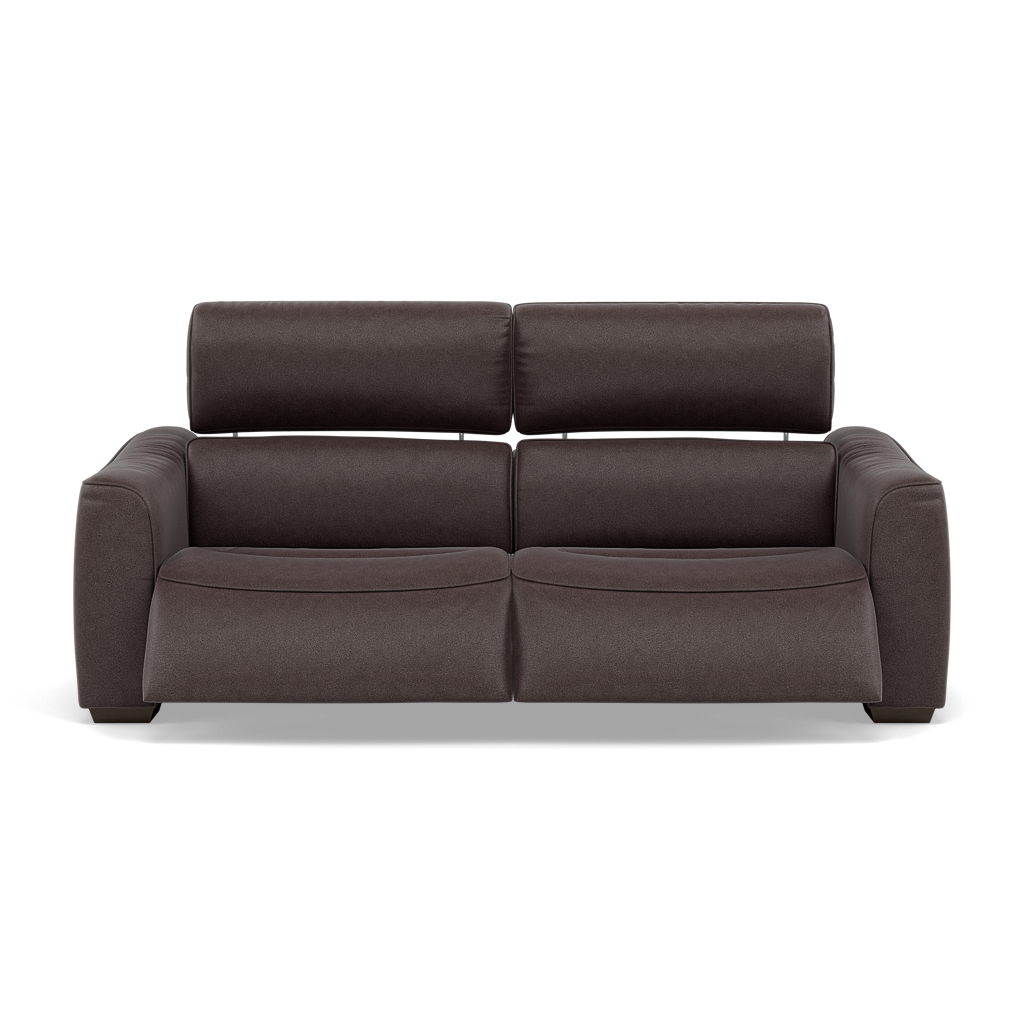 Beck Small 3 Seater Recliner Sofa - 2.5 Seater Sofa with 2 Power Recliners (Compact) Fabric - Power Recliner with USB 3 Seater Sofas Sterling Home 4 BFA-BLJ-088 CHARCOAL GREY