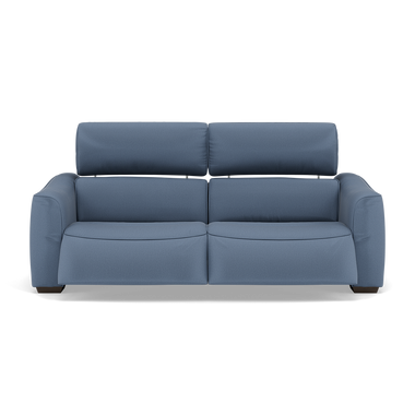 Beck Small 3 Seater Recliner Sofa - 2.5 Seater Sofa with 2 Power Recliners (Compact) Fabric - Power Recliner with USB 3 Seater Sofas Sterling Home 12 BFA-MAD-08 PACIFIC BLUE