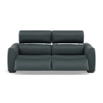 Beck Small 3 Seater Recliner Sofa - 2.5 Seater Sofa with 2 Power Recliners (Compact) Fabric - Power Recliner with USB 3 Seater Sofas Sterling Home 9 BFA-BLJ-2047 LAKE GREEN