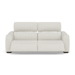 Beck Small 3 Seater Recliner Sofa - 2.5 Seater Sofa with 2 Power Recliners (Compact) Fabric - Power Recliner with USB