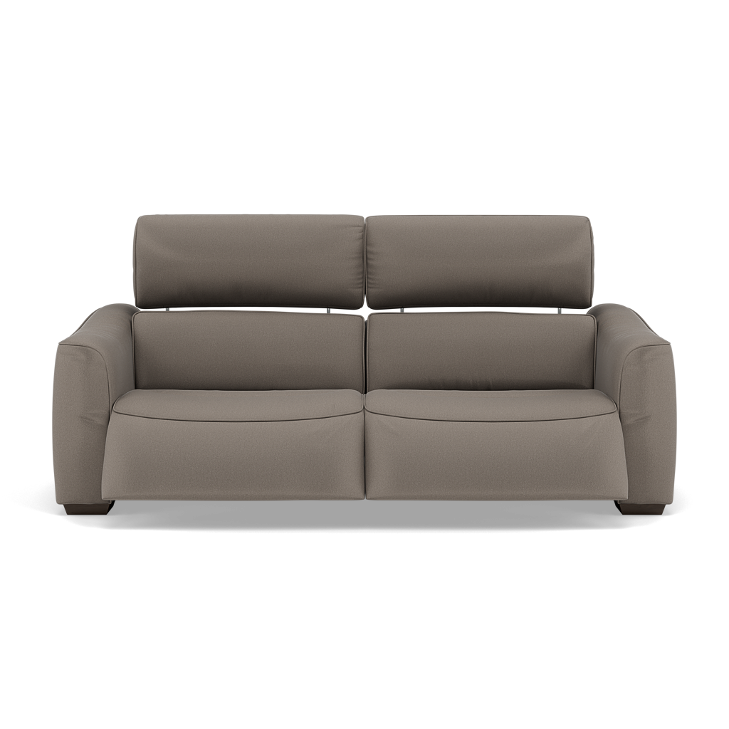 Beck Small 3 Seater Recliner Sofa - 2.5 Seater Sofa with 2 Power Recliners (Compact) Fabric - Power Recliner with USB 3 Seater Sofas Sterling Home 10