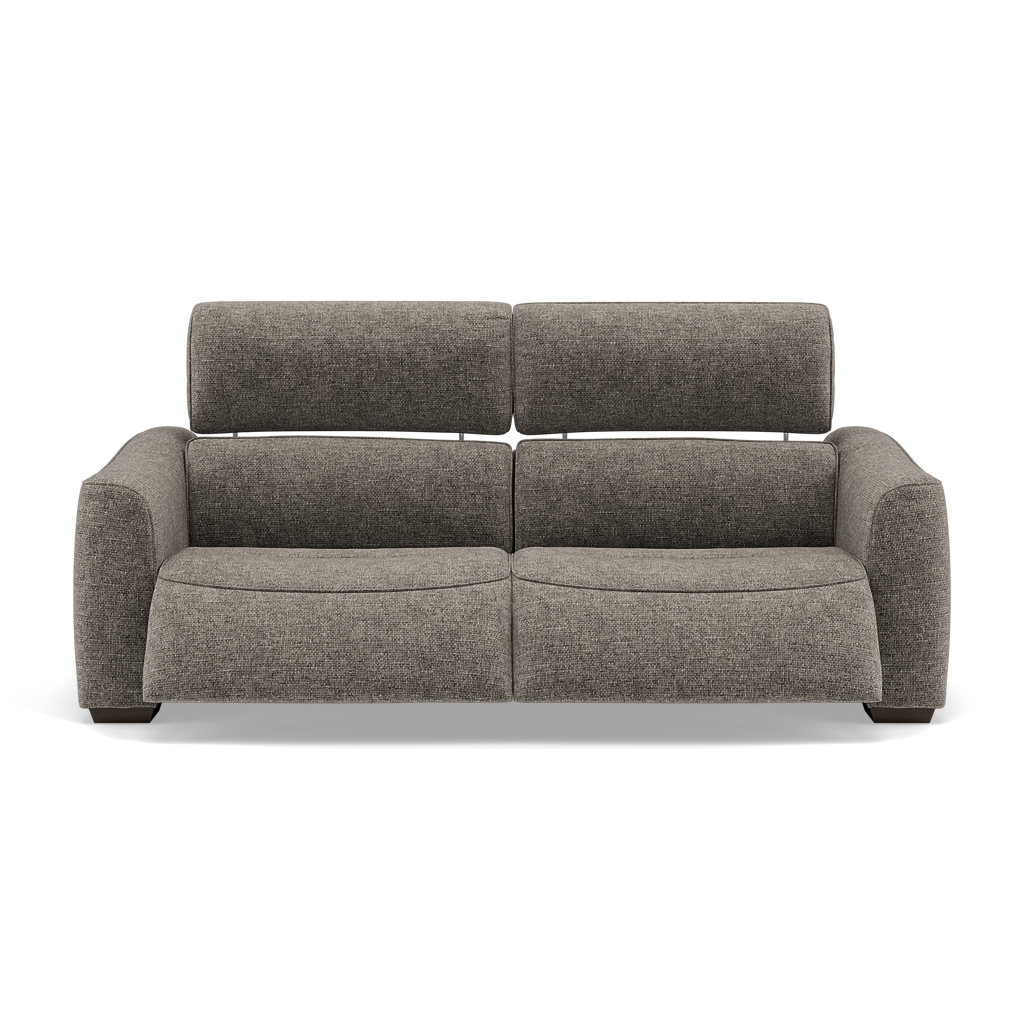 Beck Small 3 Seater Recliner Sofa - 2.5 Seater Sofa with 2 Power Recliners (Compact) Fabric - Power Recliner with USB 3 Seater Sofas Sterling Home 23