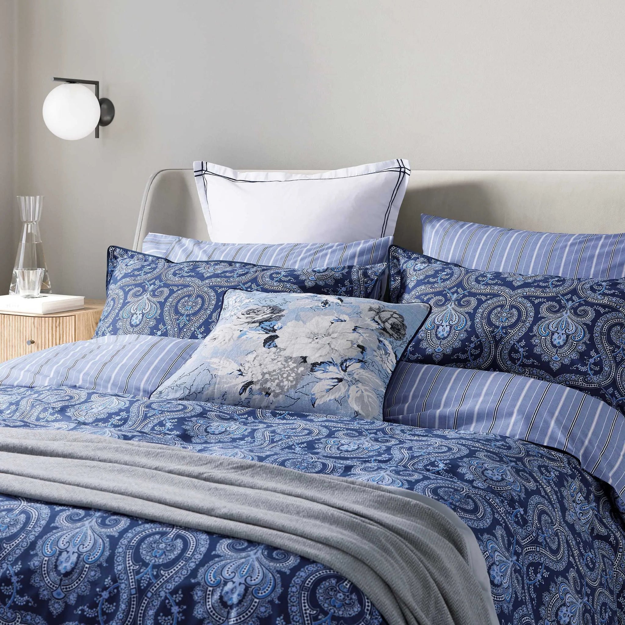 Bedeck Of Belfast Ellis Duvet Set - Ellis Duvet Set Super King Sterling Home 2