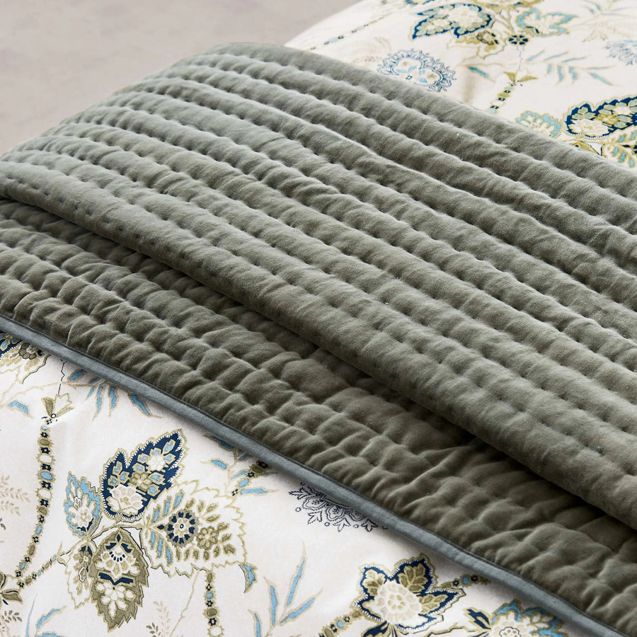 Bedeck Of Belfast Reya Emira Qulited Throw Sterling Home 2