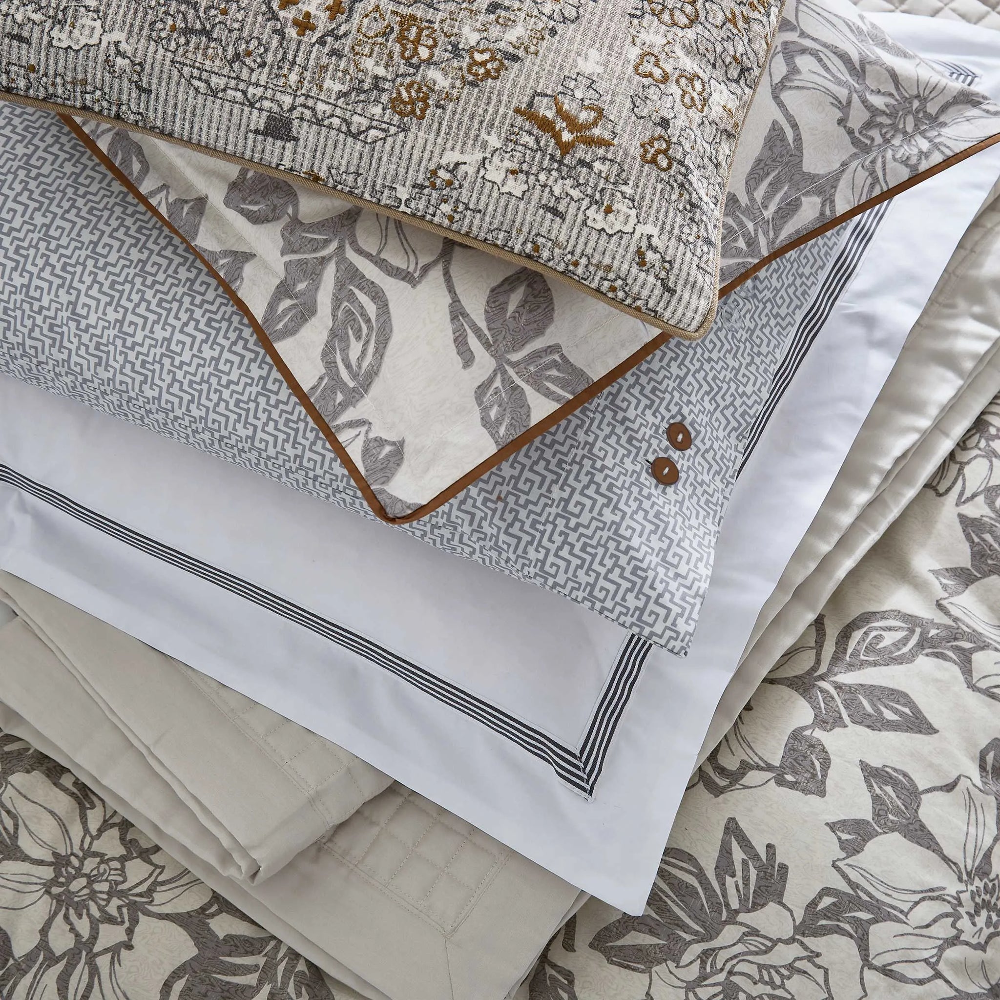 Bedeck Of Belfast Maira Standard Pillowcase - Maira Standard Pillowcase Sterling Home 2