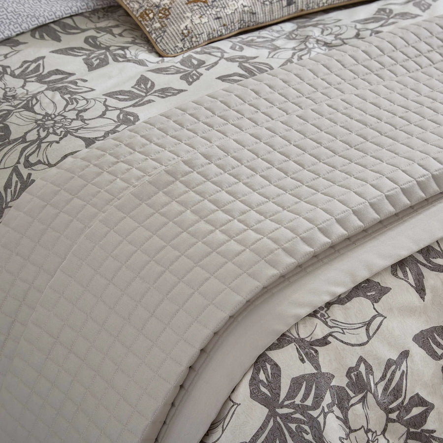 Bedeck Of Belfast Alba Maira Quilted Throw Sterling Home 2