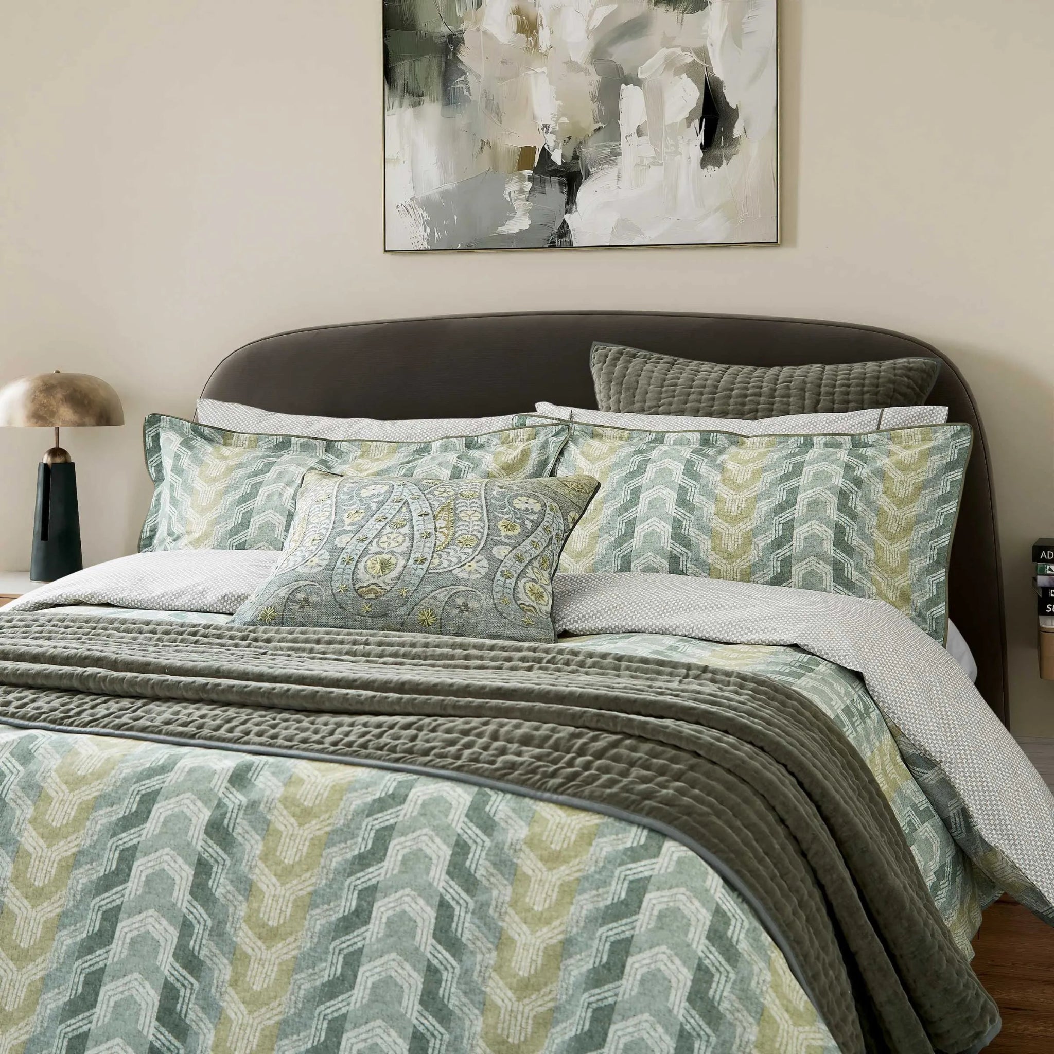 Bedeck Of Belfast Reya Duvet Set - Reya Duvet Set Super King Sterling Home 2