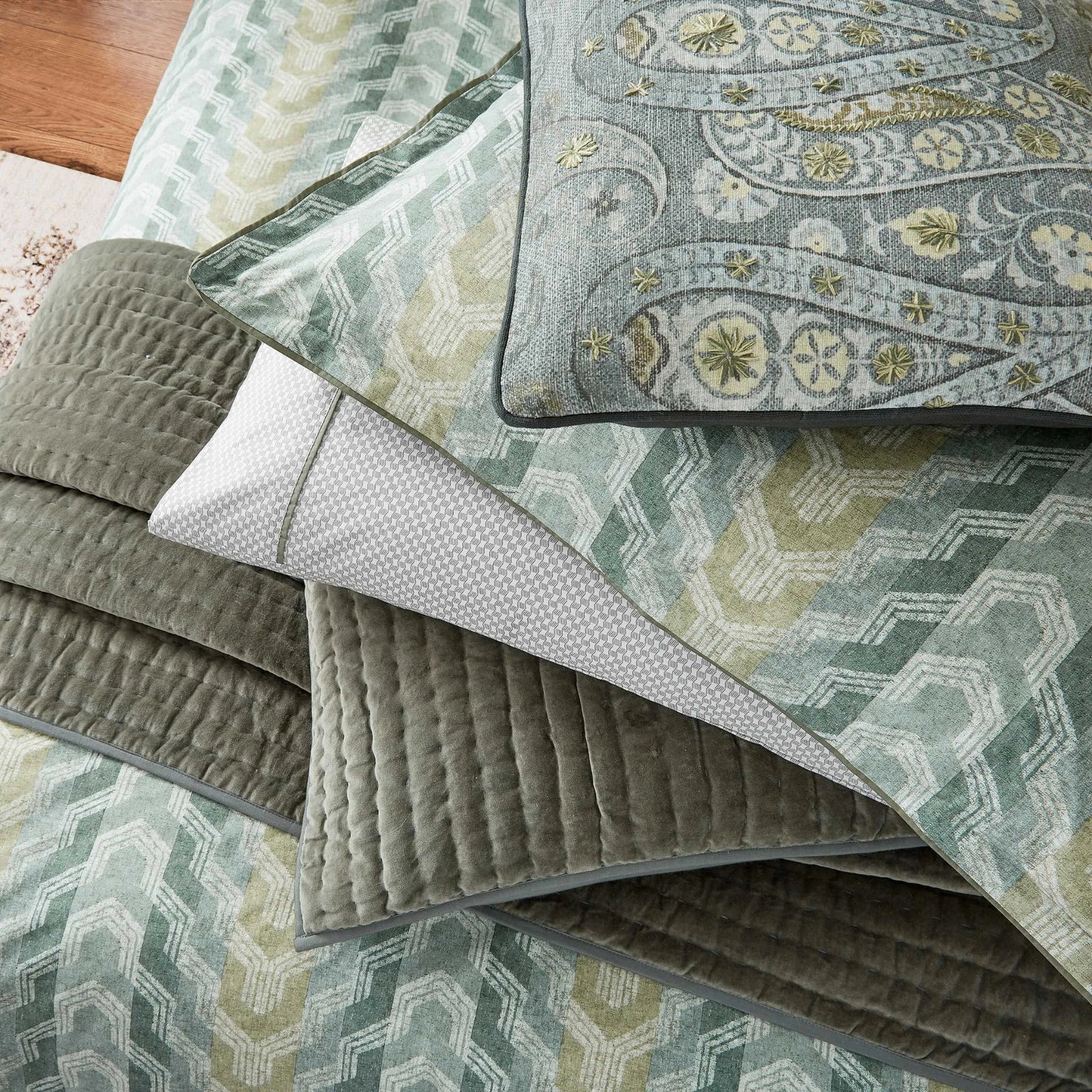 Bedeck Of Belfast Reya Standard Pillowcase - Reya Standard Pillowcase Sterling Home 2