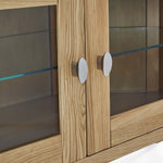 Bexley Corner TV Unit - Corner Media Stand Oak Storage Sterling Home 3