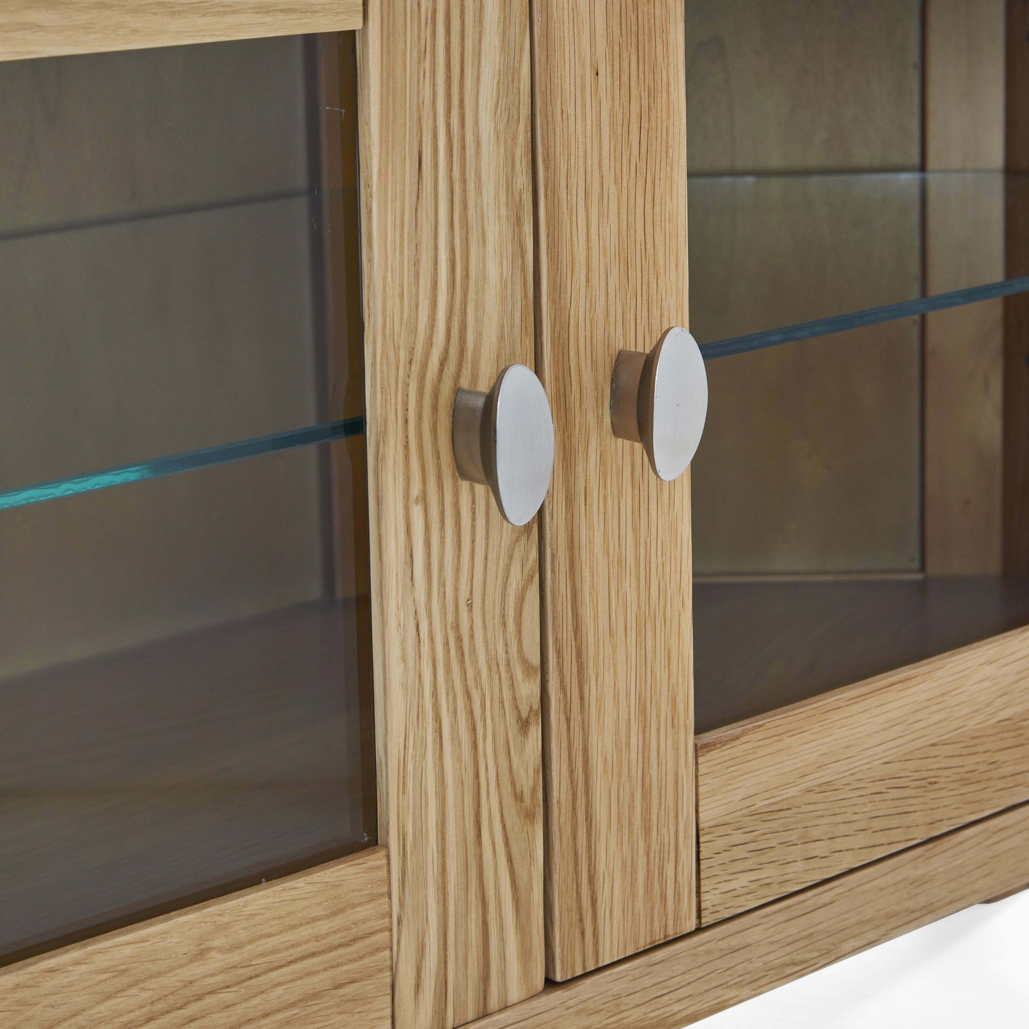 Bexley Corner TV Unit - Corner Media Stand Oak Storage Sterling Home 3